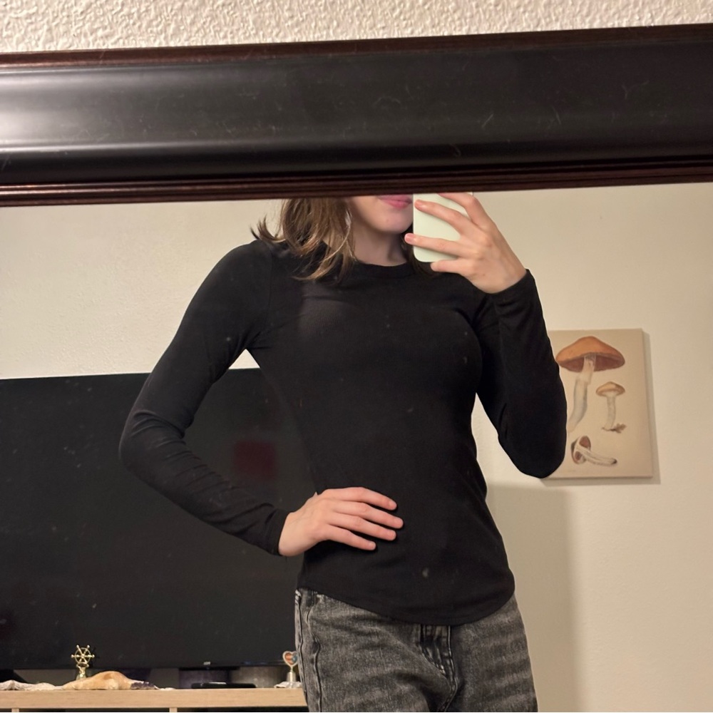 No Boundaries XS Women's Black Long Sleeve Top